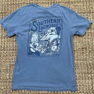 Southern Lacrosse Comfort Colors Tee Shirt, size s small